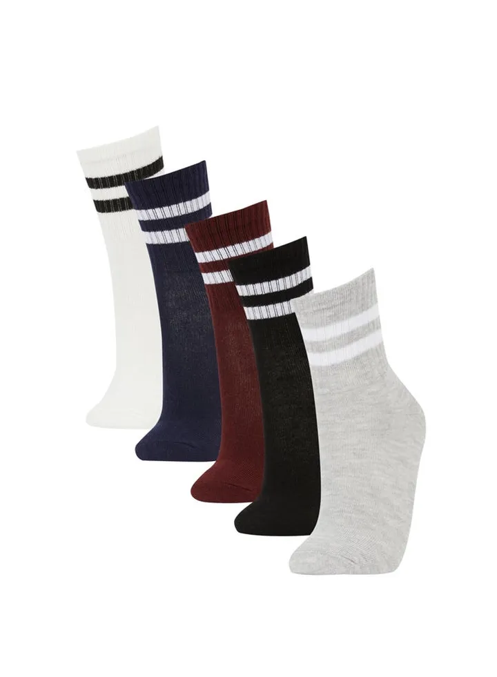 Girl High Cut Socks - 5 Pack