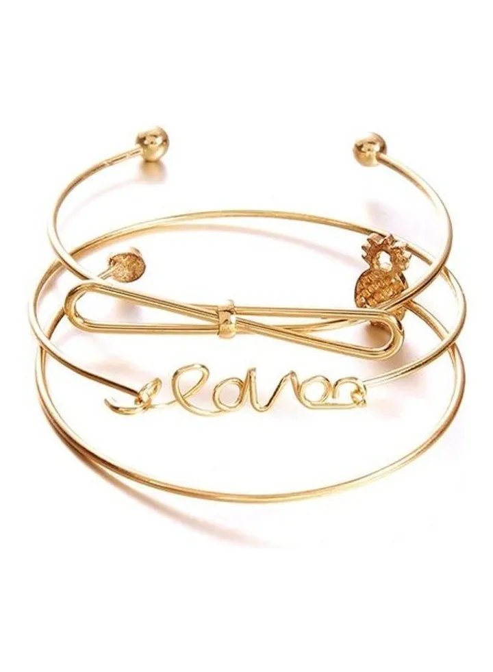 3-Piece Fashion Bracelet Set