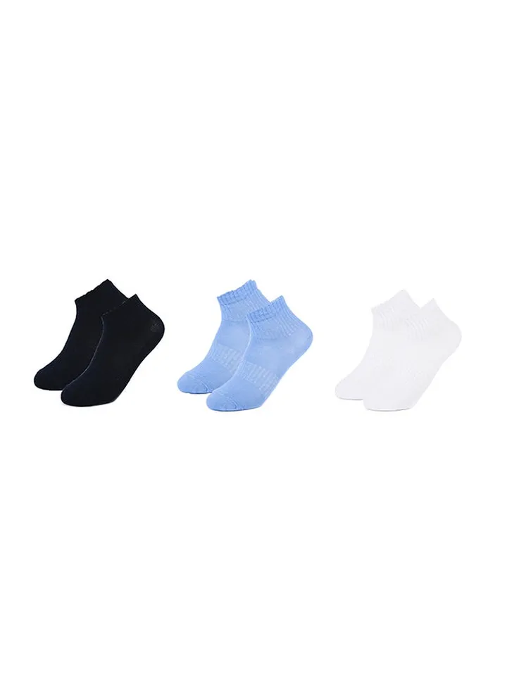 Pack Of 3 Casual Wear Socks Multicolour