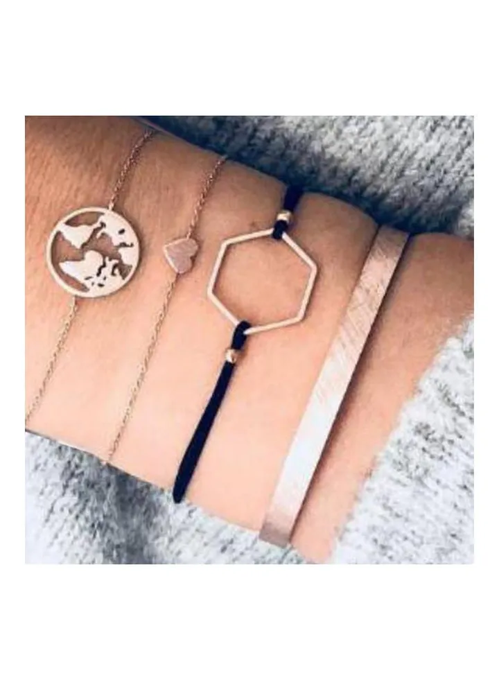 4-Piece Fashionable Bracelets