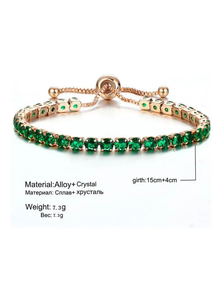 Shiny Luxury Rhinestone Studded Ladylike Bracelet