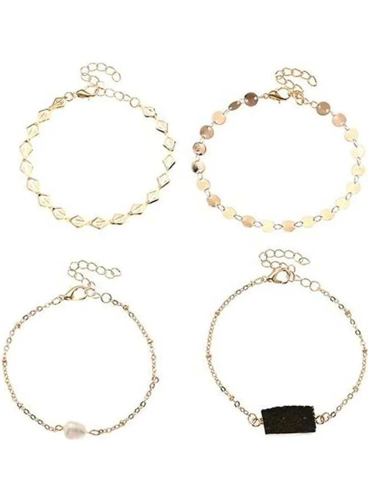 4-Piece Fashion Bracelet Set