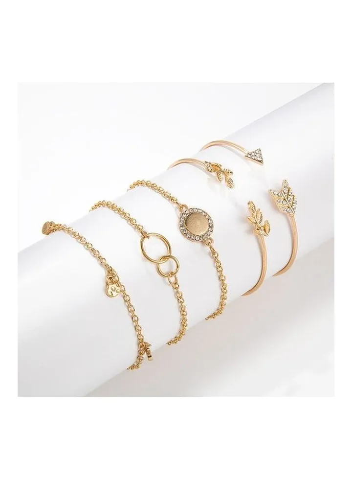 5-Piece Fashionable Bracelets