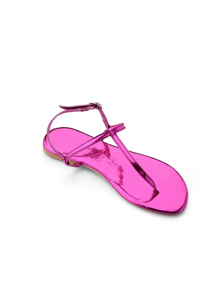 Tira Pink leather Summer Sandals for Women' fashion (Tira Pink)
