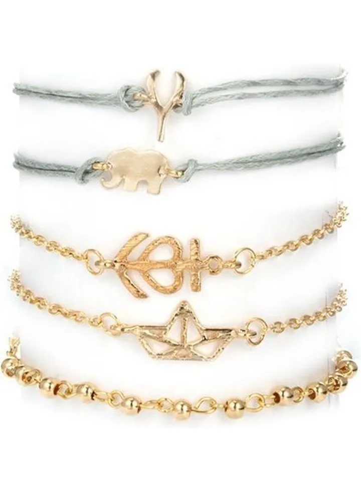 5-Piece Fashion Bracelet Set