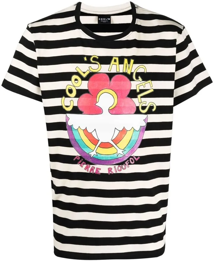 striped short-sleeve T-shirt