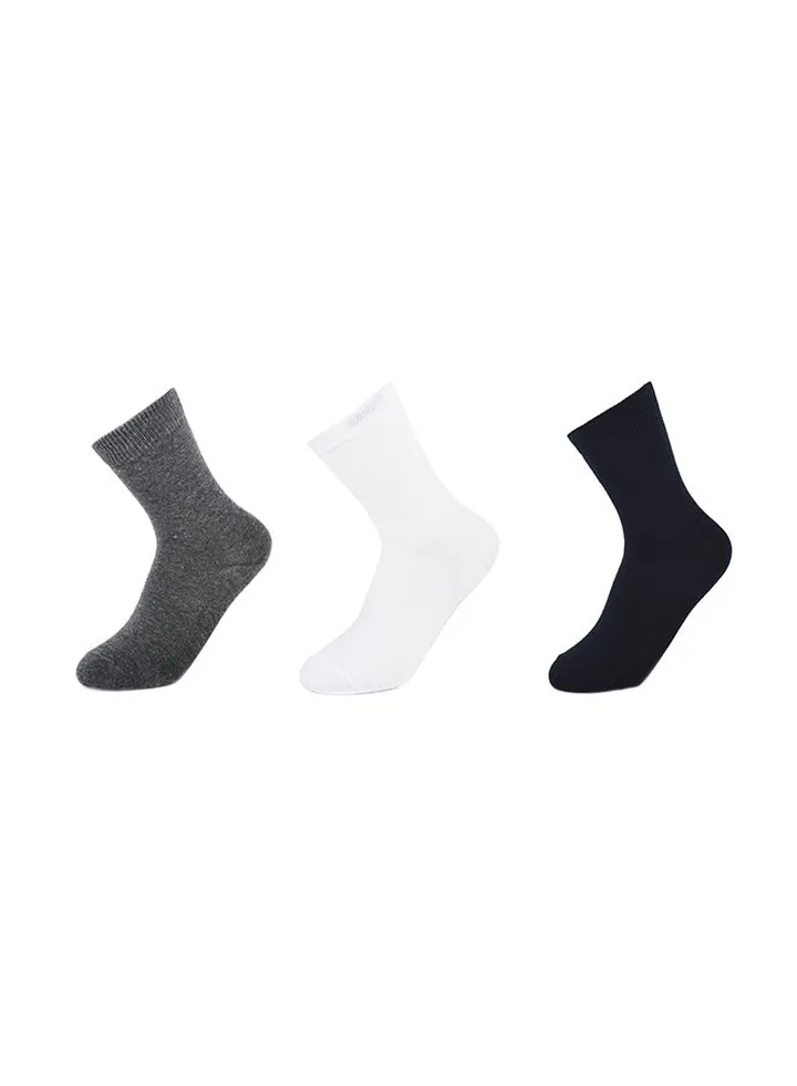 Pack Of 3 Casual Wear Socks Multicolour