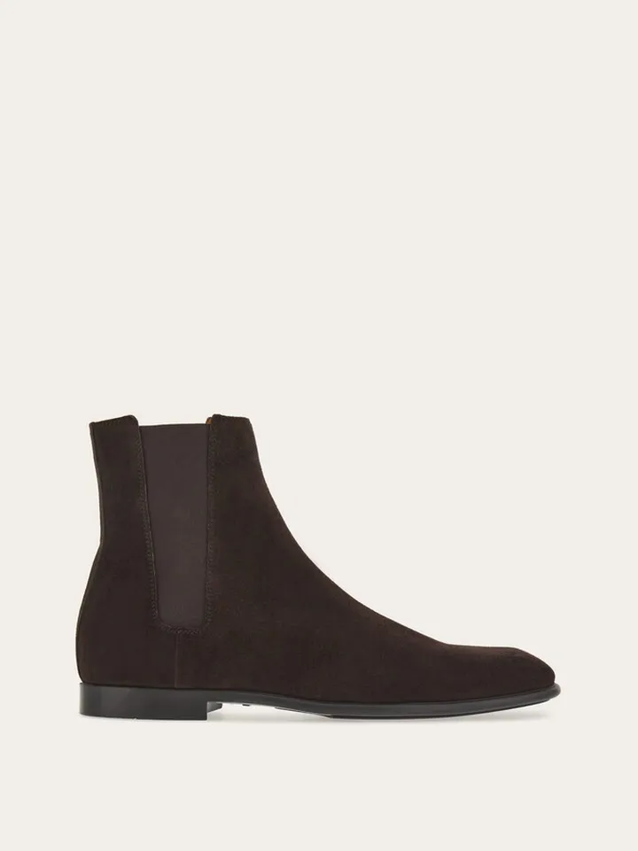 Ferragamo Men Chelsea boot Brown