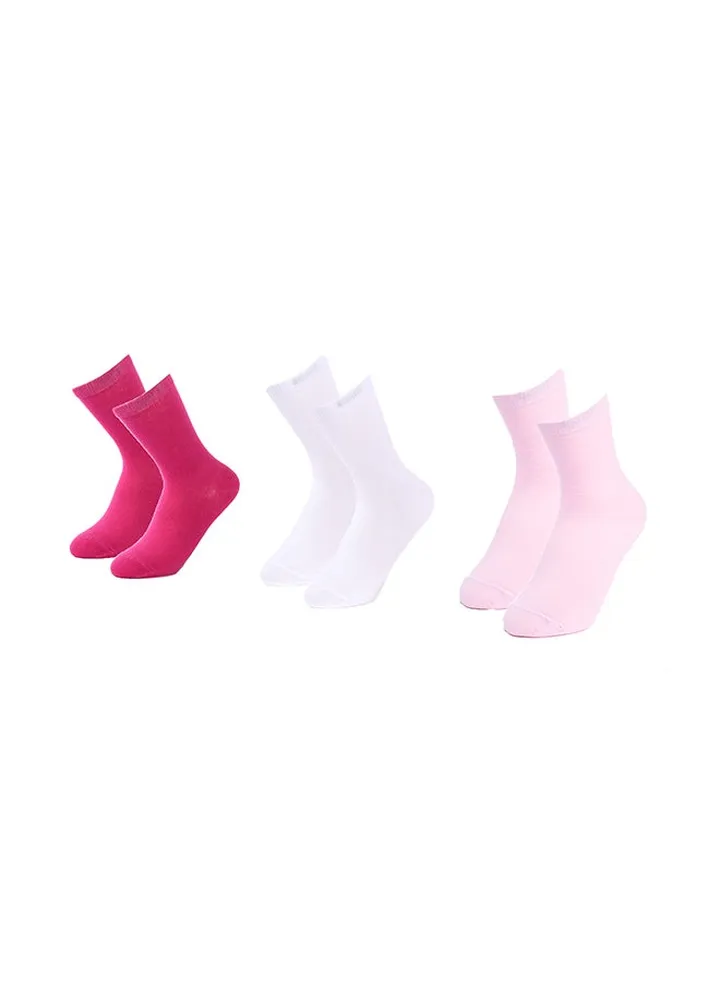 Pack Of 3 Casual Wear Socks Multicolour