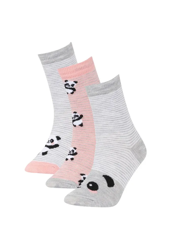 Girl High Cut Socks -3 Pieces
