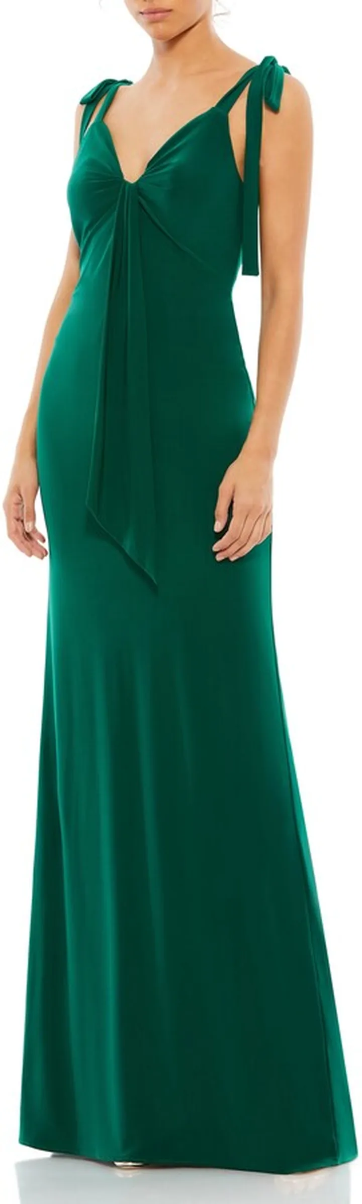 Jersey Open Back Gown