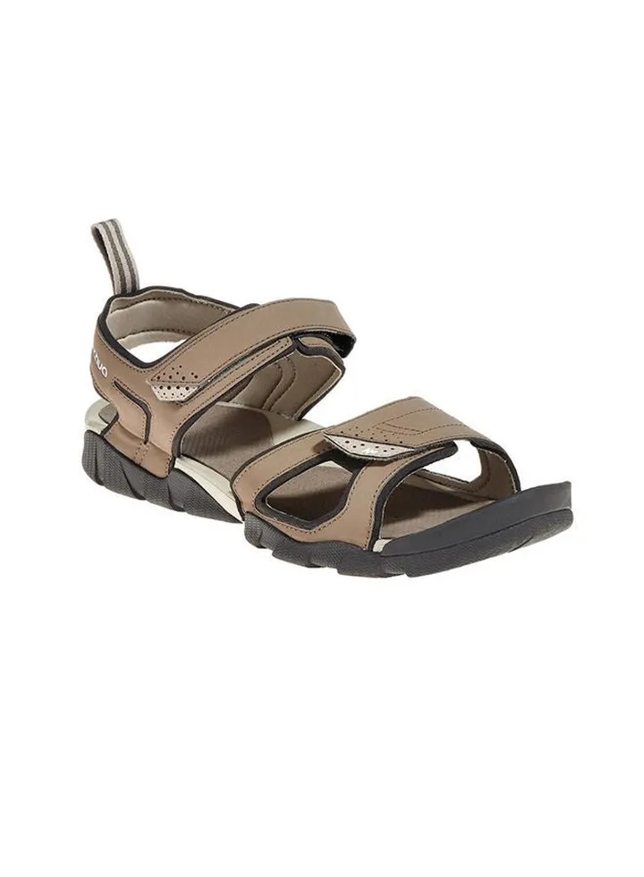 High Quality Flat Sandals Dark Beige