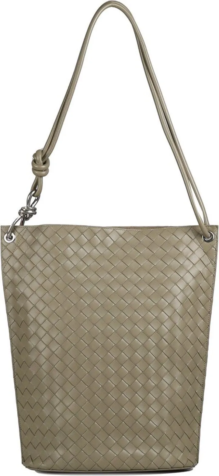 Knot Woven Shoulder Bag