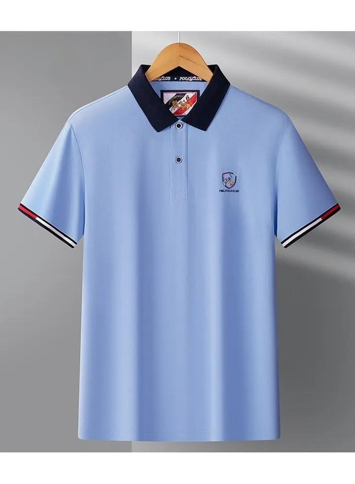 New men's casual T-shirt with short sleeves