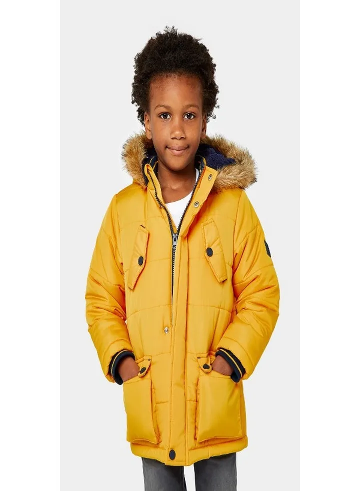 Mustard Padded Parka