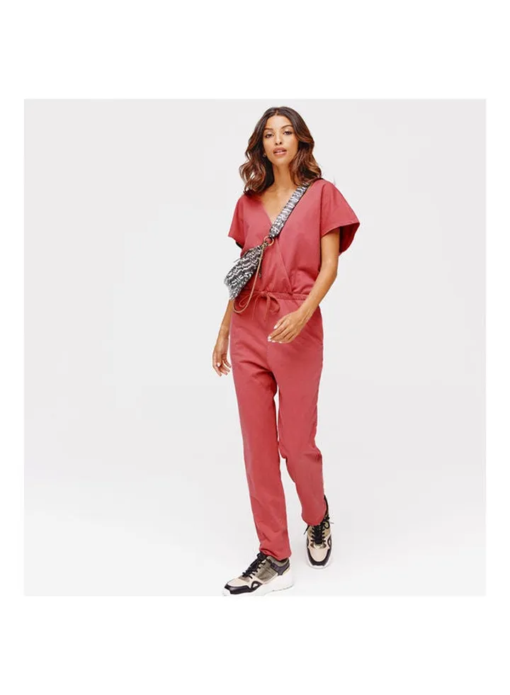 Sweatshirt Jumpsuit Pink