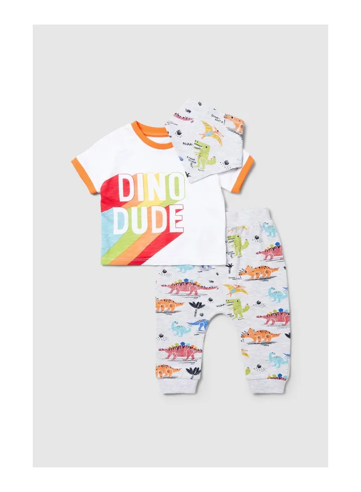 Baby Boys Dino Dude Tee & Jogger Set