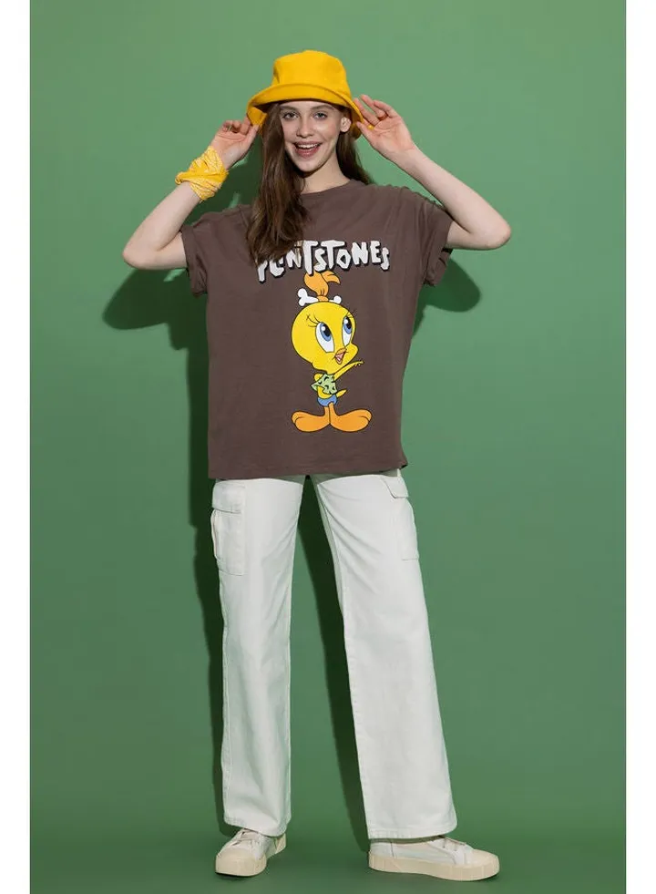 Woman Wideleg Cargo Woven Trousers