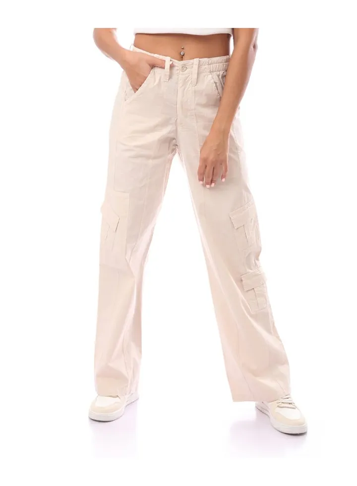 Cargo Pants Cotton - Beige