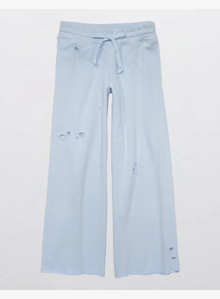 Aerie Skater Wide Leg Pant