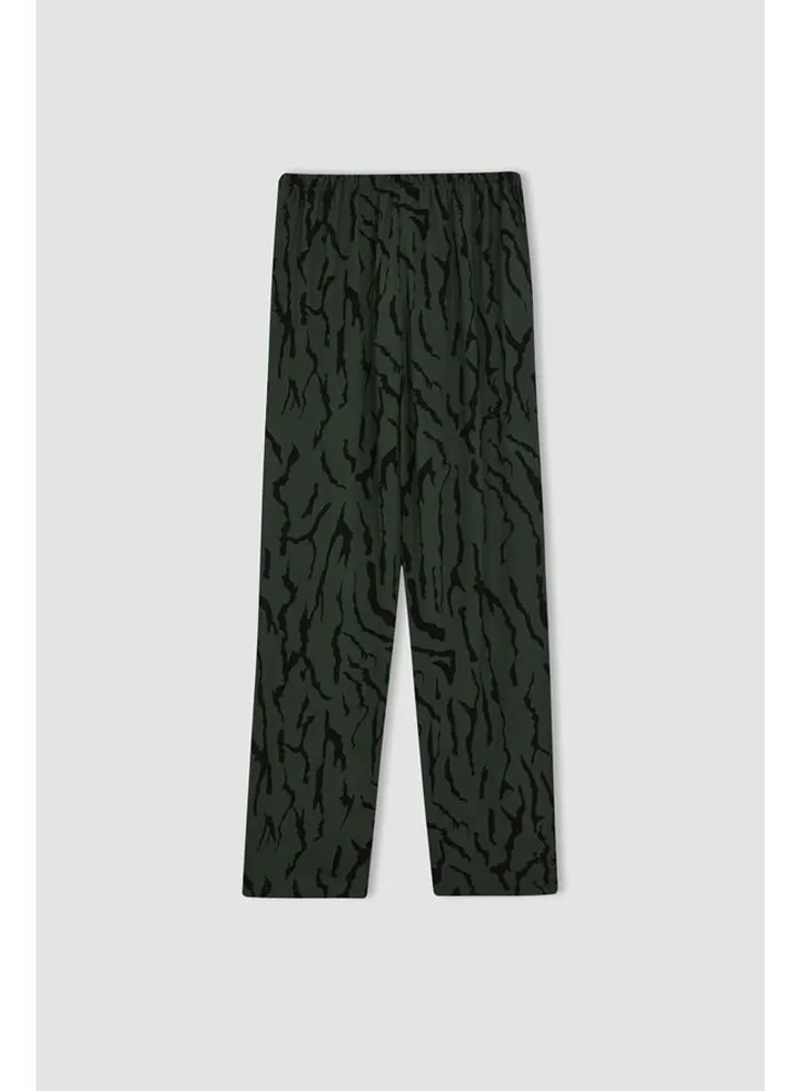 Woman Regular Fit Homewear Woven Bottoms