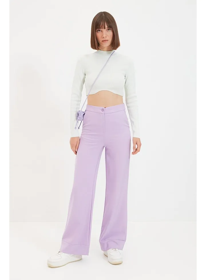 Woman Pants Lilac
