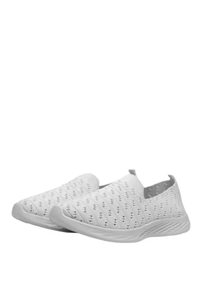 Women's Sports Shoes Perforated Low ـــ EVA OUT Sole – White