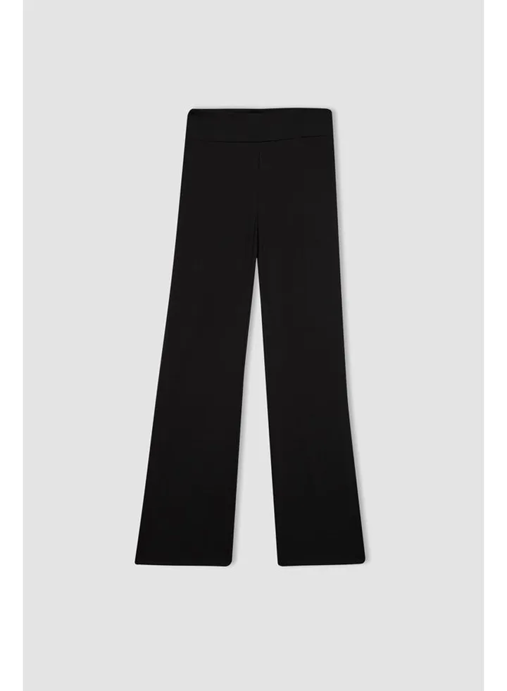 Woman Standart Fit Knitted Trousers