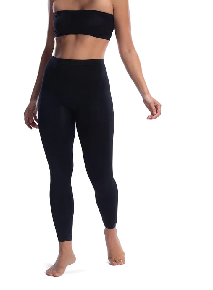 Carina Viscose High Waist Leggings Black
