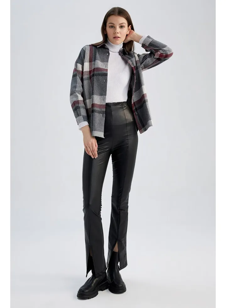 Woman Legging Fit Woven Trousers