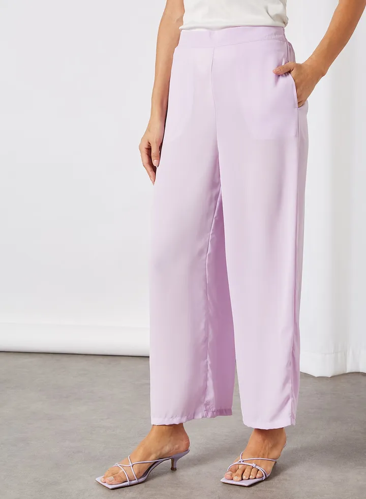 Wide Leg Palazzo Pant Orchid Bloom