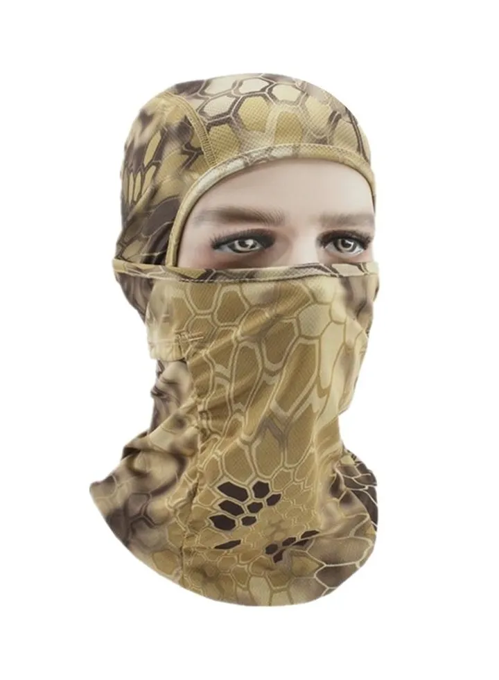 Protective Full Face Hood Camouflage Headwear