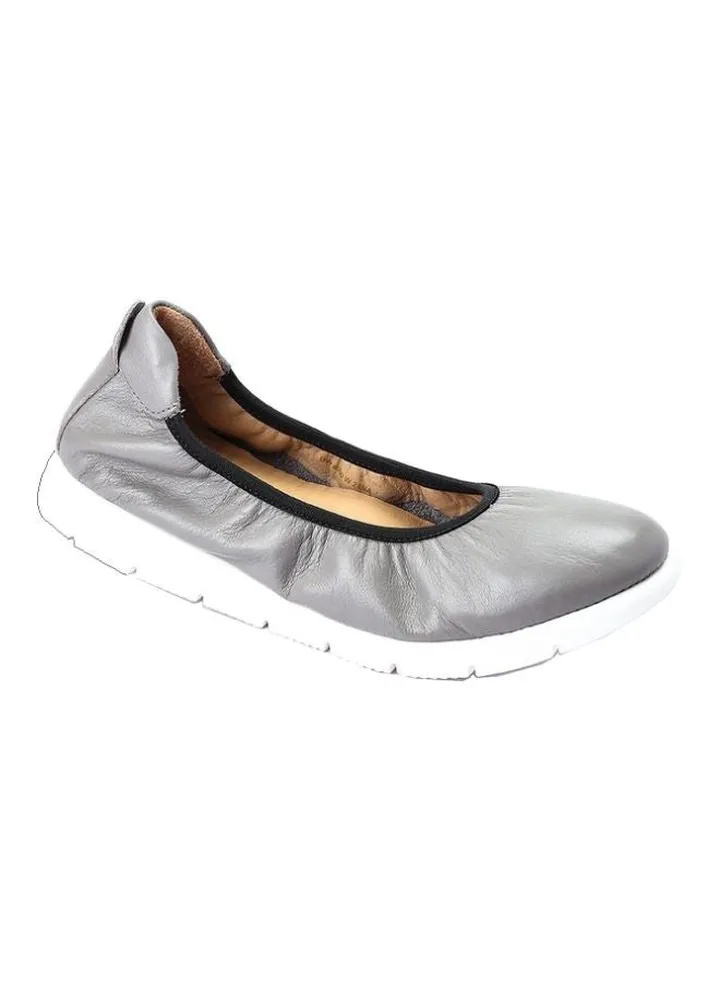 Leather Ballerinas Mink