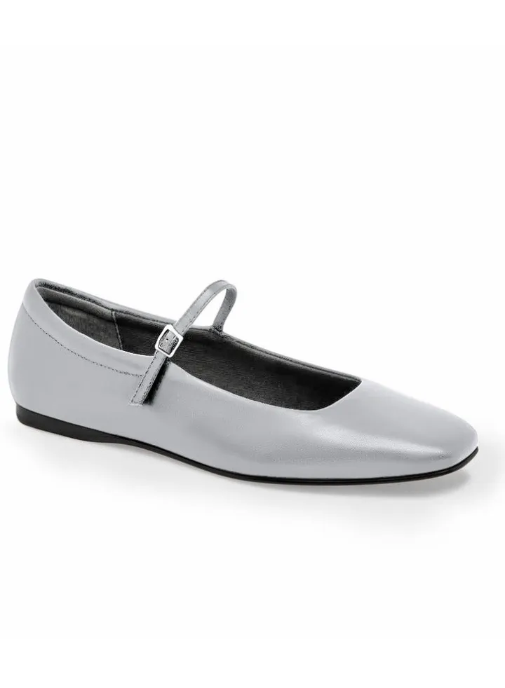 BALLERINA SILVER FLATS HANDMADE FOR WOMEN (Square-toe)