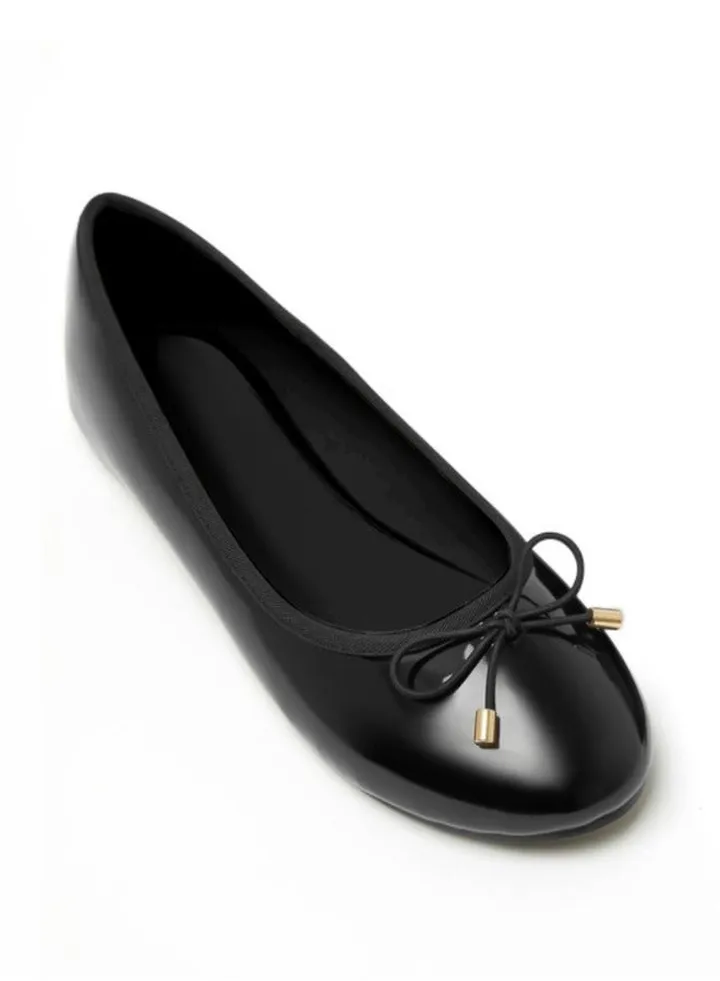 BAILA BLACK FLATS HANDMADE FOR WOMEN