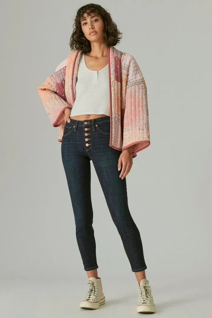 Mid Rise Ava Skinny