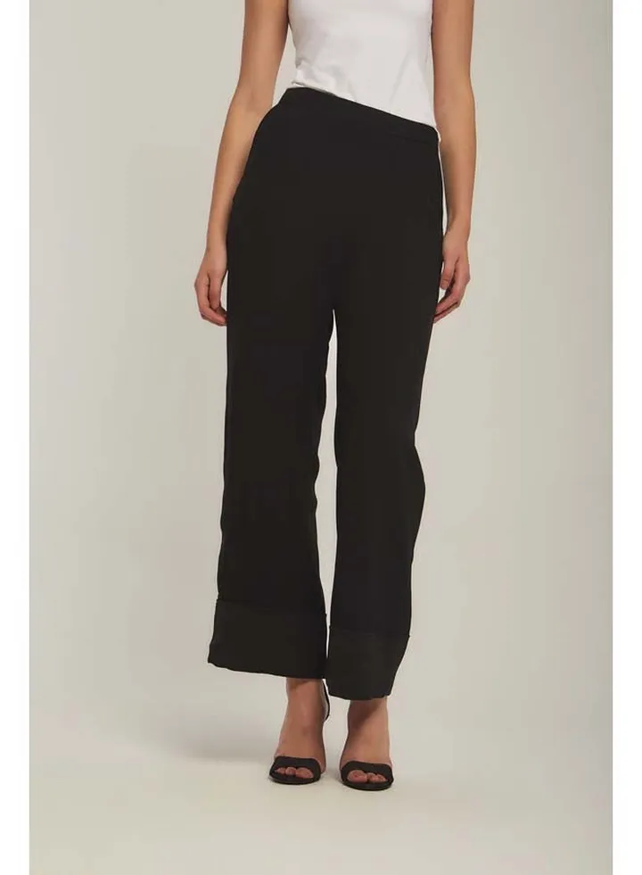 Satin Cuff Pant