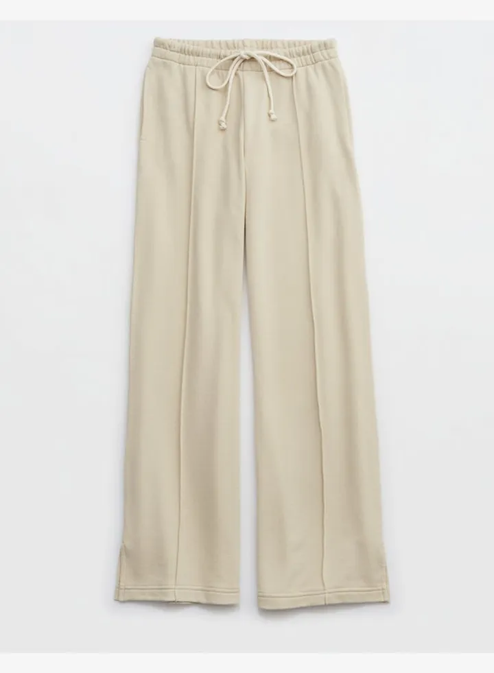 Aerie Low Rise Pintuck Skater Pant
