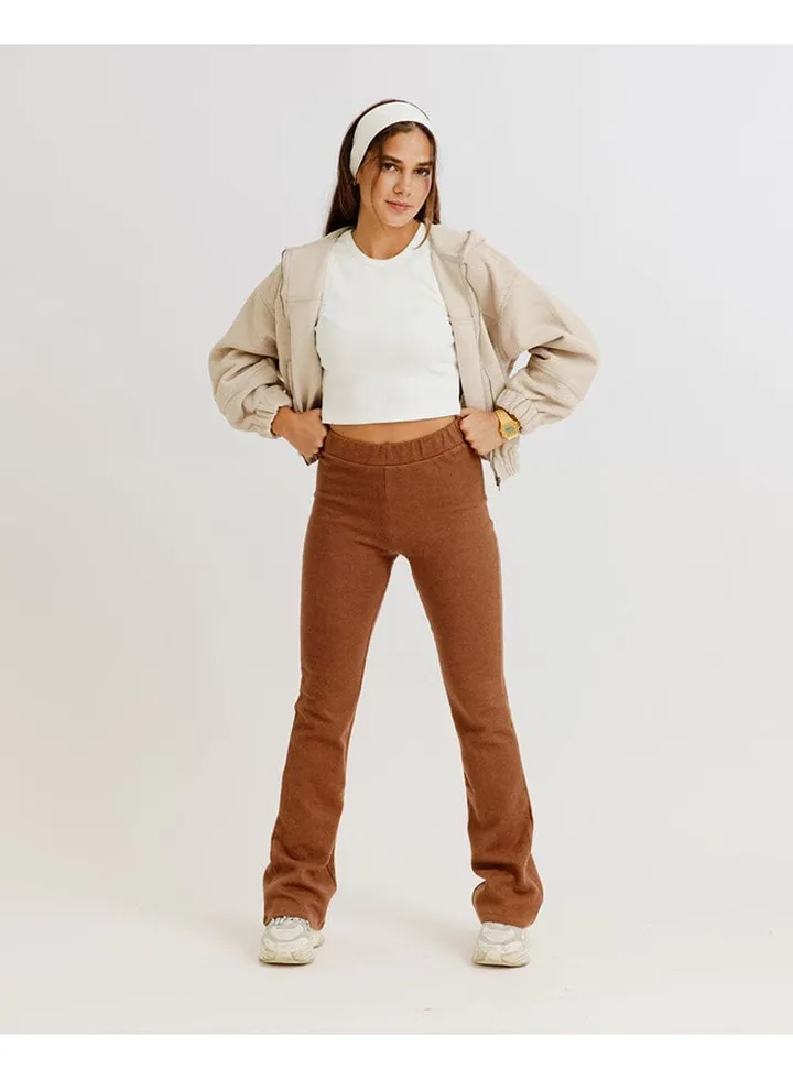 Brown Flare Pants