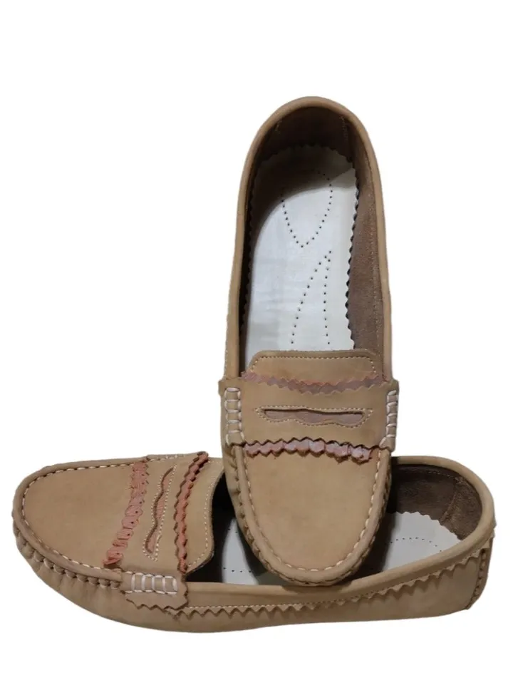 Women`s geniune Leather Shoes 1 cm sole