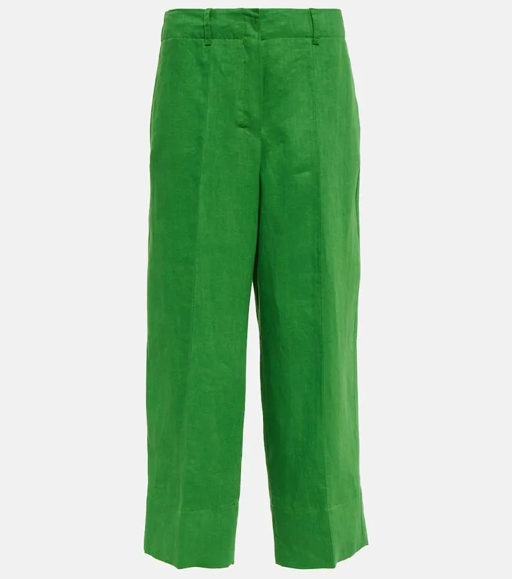Rebecca cropped linen pants