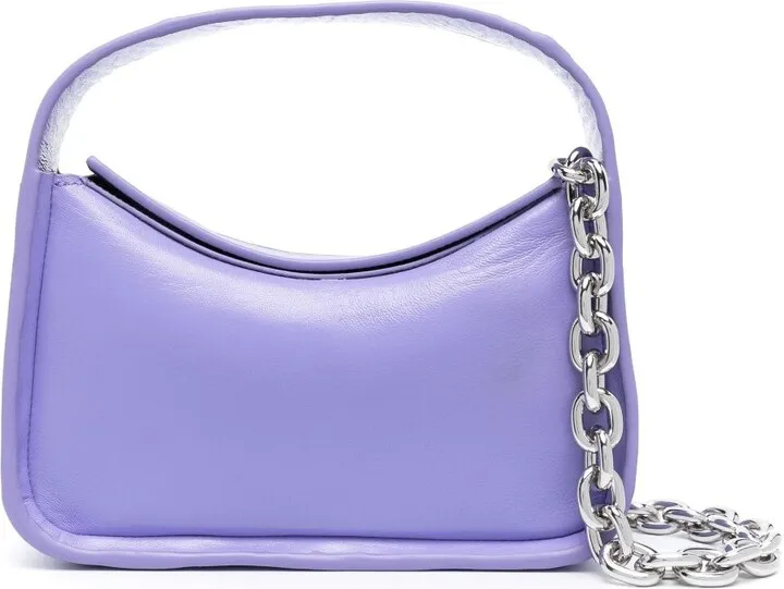Purple Minnie Top-Handle Bag