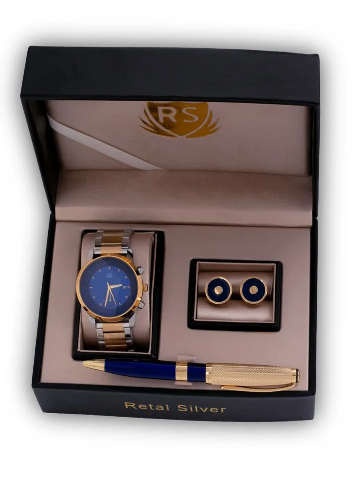 Rs Stainless Steel Quartiz Watch Set