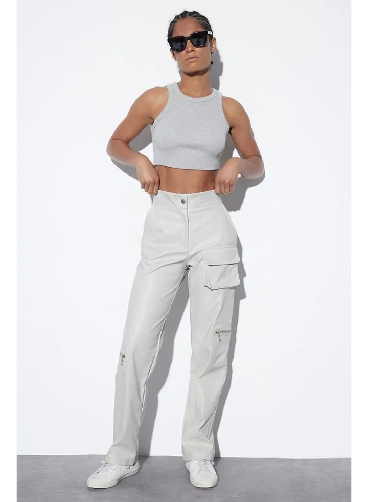 Woman Pants Stone