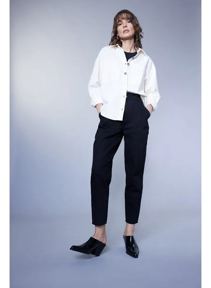 Woman Baggy Woven Trousers