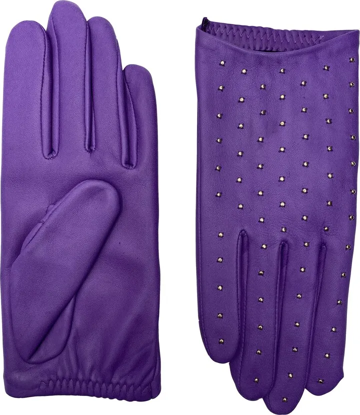 Studded Leather Gloves