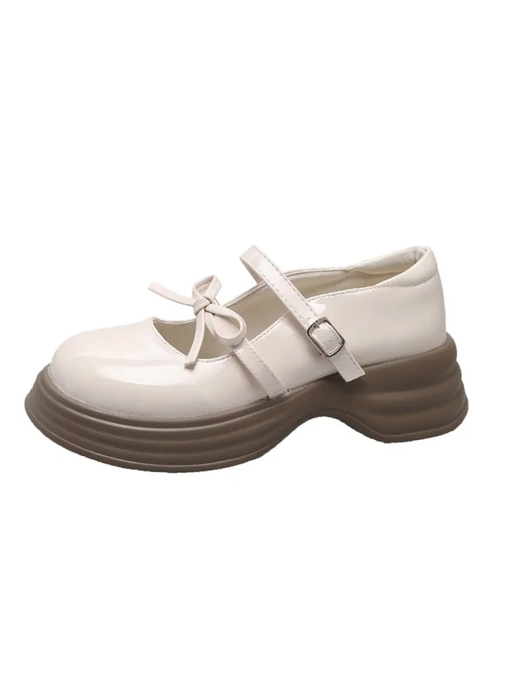 Ladies' New Retro Small Leather Shoes