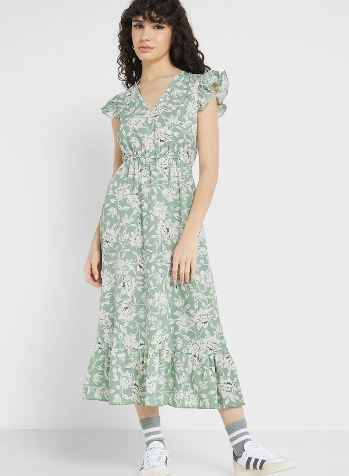 Urban Minx Floral Printed Dress