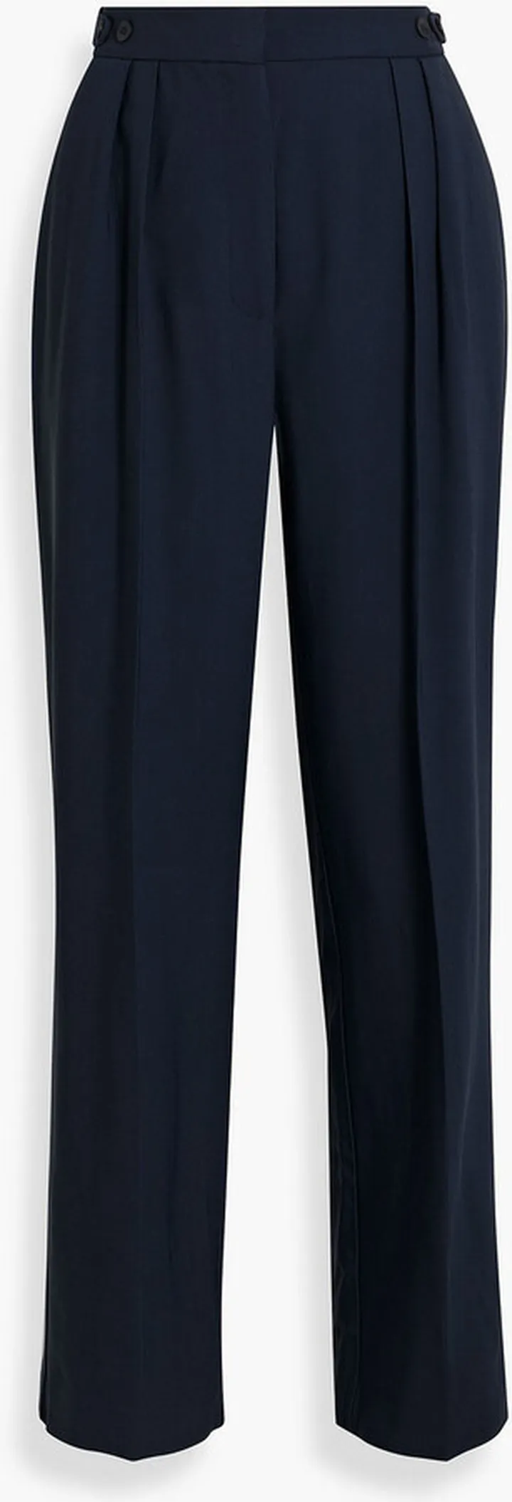 Maya twill wide-leg pants