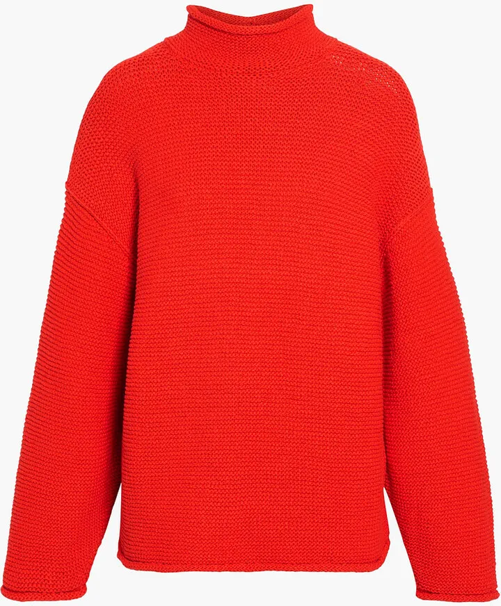 Cotton turtleneck sweater